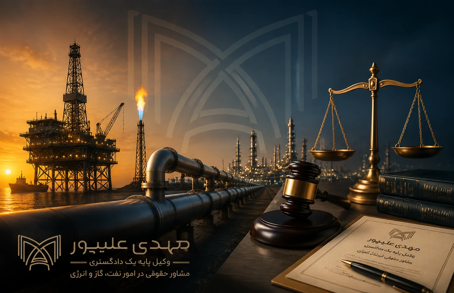 مهدی علیپور مشاوره حقوقی امور نفت و گاز و انرژی
